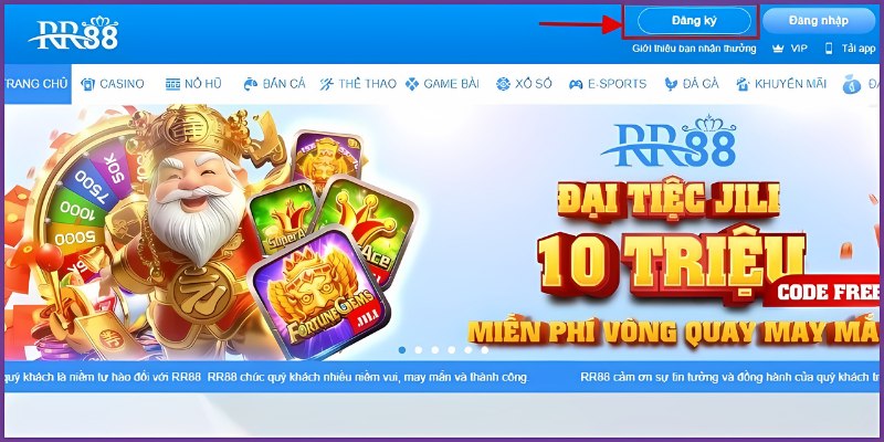 Chi tiết cách thức đăng ký trải nghiệm kho game RR88 